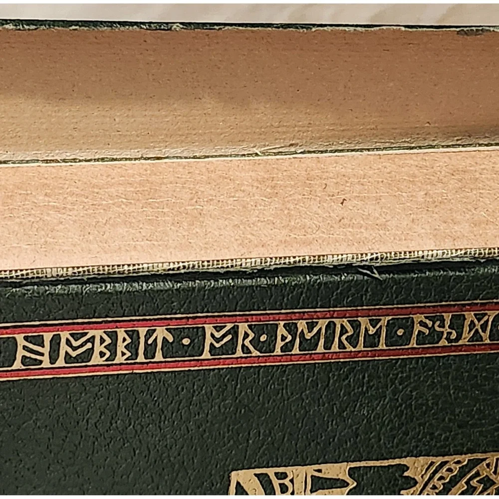 The Hobbit by JRR Tolkien Collectors Edition First Printing Hardcover Spin Damgd